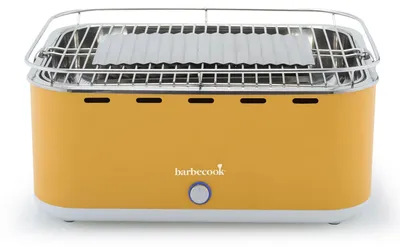 Image de Barbecue de table au charbon de bois - Grille 38,5 x 28,5 cm - Compacte et transportable - Pour terrasse, camping et parc