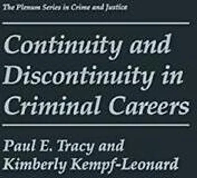 Produktbild von Continuity and Discontinuity in Criminal Careers