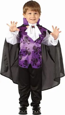 Produktbild von Halloween Purple Vampirkostüm 92/104 cm
