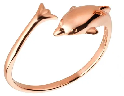 Produktbild von Zehenring Zehring Delfin 925 Silber rosegold