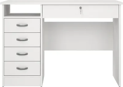 Immagine prodotto di Calicosy - Scrivania 5 cassetti (1 con serratura) L109,3 cm - FUNCTION