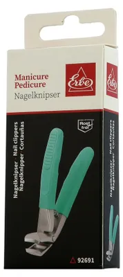Produktbild von Erbe Solingen Nagelknipser Nagelknipser Soft-Grip grün (8,5 cm)