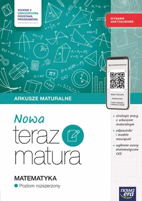 Obrázok produktu pre Teraz Matura 2025/2026 Matematyka Arkusze Maturalne Zakres Rozszerzony