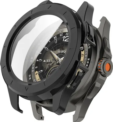 Produktbild von Für Xiaomi Watch S4 Sport Kunststoff Watch Hülle + Tempered 9H Glas Schwarz