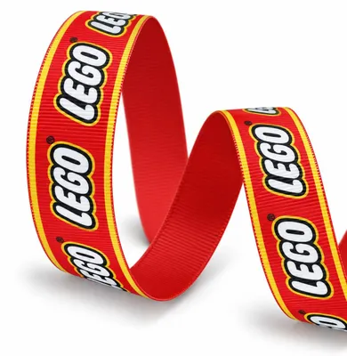 Ripsband 2m x 22mm Rot/Gelb/Schwarz für Basteln & Geschenke