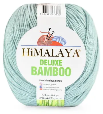 Produktbild von Himalaya Deluxe Bamboo Garn 100g/250m – weich & kühl, Pistazie