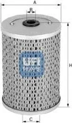 Produktbild von Ölfilter UFI 25.530.01 Filtereinsatz passend für MERCEDES-BENZ Stufenheck (W123) W123 Coupe (C123) G-Klasse SUV (W460) W123 T-modell (S123)
