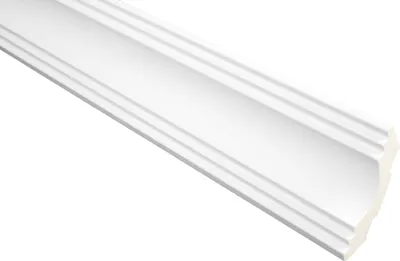 Produktbild von HEXIM Stuckleisten glatt PolyurethanPolyurethane Stuck Dekorbau für Wand und Decke | 2 Meter FH9058 78x74mm | Zierprofile Deko Deckenstuck