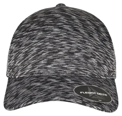 Produktbild von Flexfit - "Delta" Baseball-Mütze TN1134 (S-M) (Schwarze Melange)