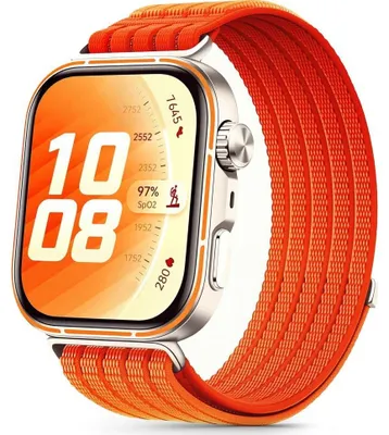 Produktbild von Nylon Armband für Huawei Watch Fit 5 / 5 Pro / 4 / 4 Pro / 3, Tech-Protect, Orange