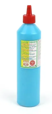 Produktbild von ökoNorm Fingerfarbe nawaro, Flasche 500ml - türkis