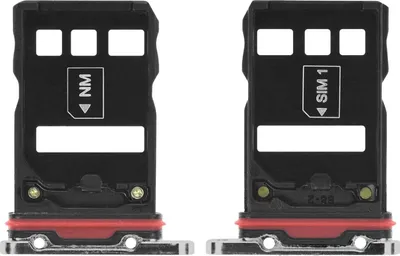Image de Support de carte nano sim, support de mémoire nano pièce de rechange pour Huawei P30 Pro noir