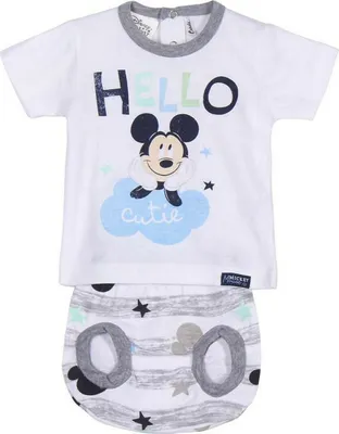 Produktbild von Bekleidungs-Set Mickey Mouse Weiß - 0 Monate