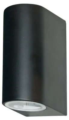 Image de Applique LED Up & Down, noir, H 15 cm