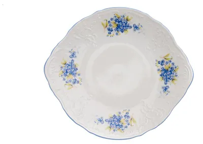 Produktbild von Thun 1794 Kuchenteller, Tschechisches Porzellan, Bernadotte, 27 cm, Brombeere, Thun