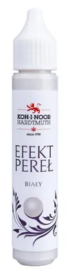 Image de Stylo à effet perlé blanc 30ml