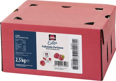 Image de SCHWARTAU 3006126 SCHWARTAU Extra Himbeere Konfitüre, 100 St.