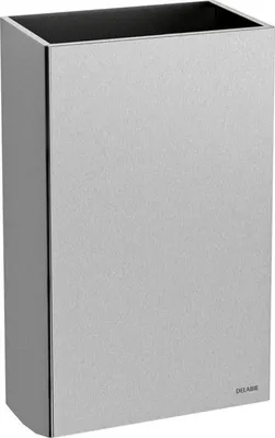 Obrázek produktu pro Obdélníkový odpadkový koš Delabie W.-Mont. 20l nerezová ocel sat.