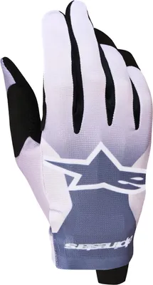 Image de Gants de motocross Alpinestars Radar, noir/blanc/gris, taille 2XL
