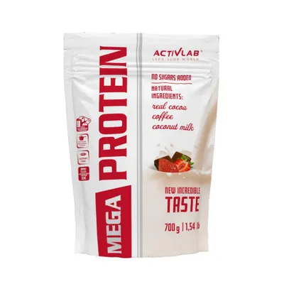 Image de Activlab Mega Protein 700g CHOCOLATE STRAW WHEY PROTEIN WPC KREATINE