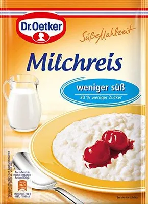 Zdjęcie produktu dla Dr Oetker pudding ryżowy mniej słodki 112 g