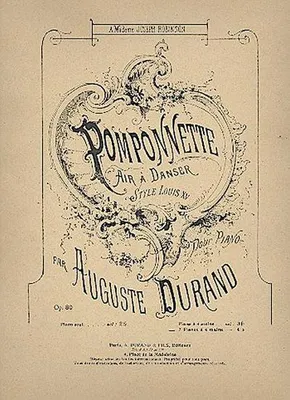 Produktbild von Pomponnette op.80 für 2 Klaviere zu 4 Händen2 Spielpartituren
