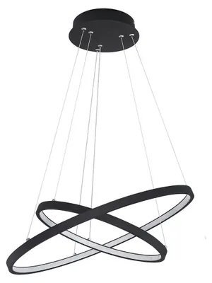 Produktbild von LED Hängeleuchte, DIMMER, schwarz-matt, H 120 cm