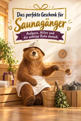 Produktbild von Das perfekte Geschenk für Saunagänger