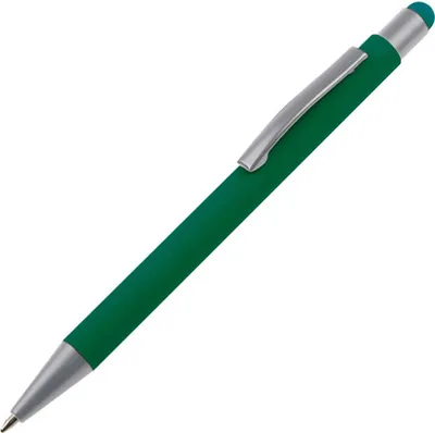 Produktbild von 10 Touchpen Kugelschreiber / aus Metall / Farbe: grün