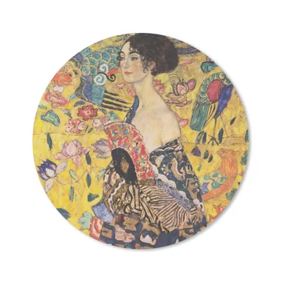 Produktbild von MuchoWow® Mauspad Mousepad Judith II - Gemälde von Gustav Klimt 50x50 cm - Mousepads - Maus Mat - Pad - Mausunterlage - Vinyl