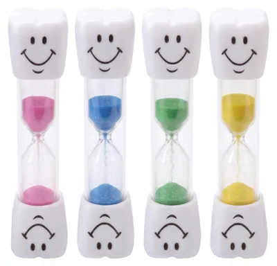 Productafbeelding van Zandloper voor Kinderen - 3 Minuten Timer voor Tandenpoetsen (Blauw, Roze)