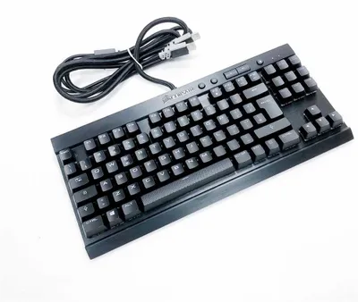 Produktbild von Corsair K65 RGB Rapidfire, Mini, Kabelgebunden, USB, Mechanischer Switch, RGB-LED, Schwarz