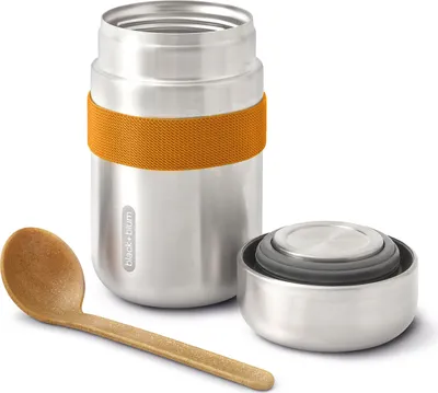 Produktbild von Food Flask Thermobecher aus Edelstahl, neues Design: Orange