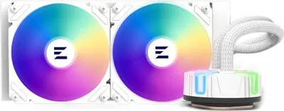 Produktbild von Zalman Reserator5 Z24 ARGB WHITE, All-in-One-Flüssigkeitskühler, 12 cm, Weiß