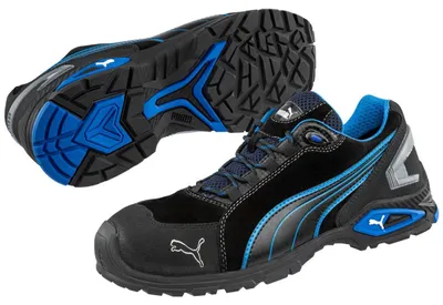Image de PUMA Chaussure de sécurité Rio Black Low Taille 43 noir / bleu - 64.275.0-43