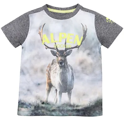 Produktbild von BONDI Jungen T-Shirt "Hirsch" 29904 | Anthra-melange Größe: 110