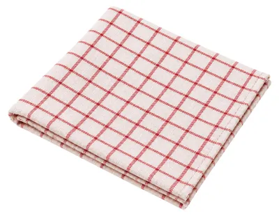 Produktbild von Tischserviette mit Karomuster aus Baumwolle