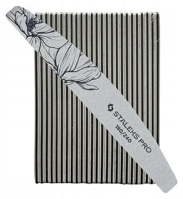 Zdjęcie produktu dla Pilnik do paznokci półksiężyc 180/240 grit zestaw 25 szt. manicure