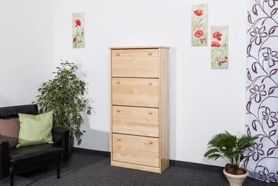 Produktbild von Kiefer massiv Schuhschrank
