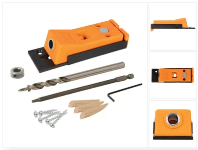 Produktbild von Triton T1PHJ Mini Bohrlehre Taschenbohrung für Schreiner- und Tischlerarbeiten