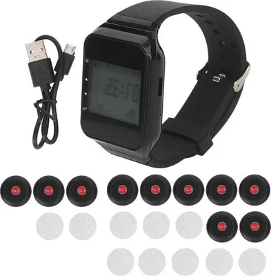 Immagine prodotto di Sistema di chiamata wireless con 10 trasmettitori e 1 ricevitore
