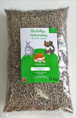 Zdjęcie produktu dla ŻWIREK drewniany naturalny EKO dla kota królika gryzoni | SUPER CHŁONNY 5kg