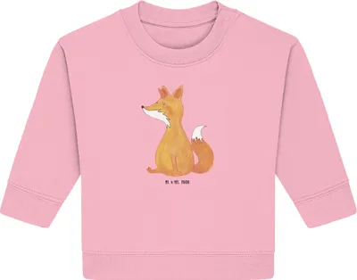 Produktbild von Mr. & Mrs. Panda Organic Baby Pullover Einhorn Wunsch 12. - 18. Monat - Baumwolle Pink - Geschenk, Unicorns, Einhörner, Bullover, Fuchshörnchen, Unicorn, Fuchs, Füchse