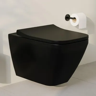 Zdjęcie produktu dla VitrA M-Line, toaleta podwieszana, głęboki spłukiwanie, 54 cm, bezkołnierzowa, kwadratowa