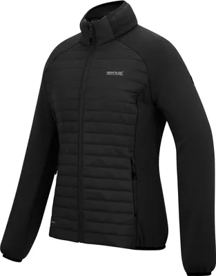 Produktbild von Regatta Clumber Hybrid Softshelljacke Damen, Farbe:Black, Größe:38