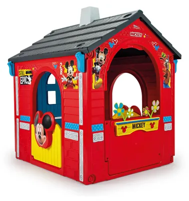 Produktbild von Mickey Mouse Spielhaus für Kinder ab 3-6 Jahren Kinderhaus Türen, Fenstern und Theke