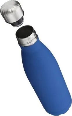 Produktbild von Blaue Thermosflasche aus Edelstahl – Isolierflasche BPA-frei für heiße & kalte Getränke | Auslaufsichere Trinkflasche für Sport, Schule & Alltag