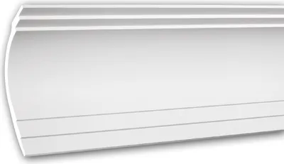 Produktbild von PROFHOME 150271 Eckleiste aus Polyurethan Deckenleiste Stuckleiste 2 m