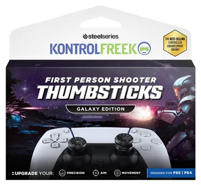 Obrázek produktu pro KontrolFreek FPS Freek Galaxy Black – nástavce na joystick pro PS5 | Zvýšení výkonu