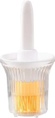 Immagine prodotto di Detergente per silicone, contenitore per olio 2 in 1 con spazzola in silicone, pennello da cucina in silicone, set da barbecue portatile, contenitore per cottura al forno e alla griglia